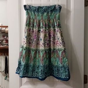 💚💙💜 MOVING SALE!!!  Girl's Bohemian Strapless Dress